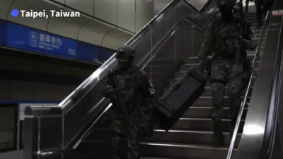 Taiwan Stages Major Drills and Simulates Defense on Beaches and in Taipei Metro.