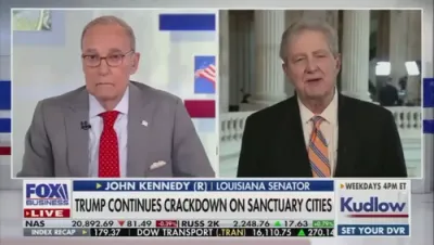 Senator John Kennedy Freezes on Live TV, Shuts Down Health Speculation. 