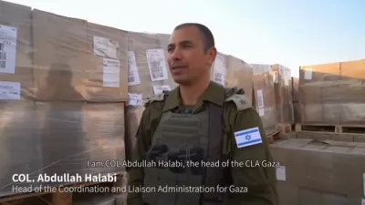 IDF Officer: Hamas Spreading Falsehoods About Gaza Humanitarian Crisis.