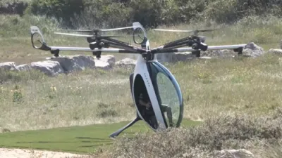 Franky Zapata Takes to the Skies in New AirScooter. 