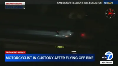 Motorcyclist Survives 140 MPH Crash After High-Speed Chase. 