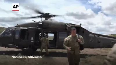 Thousands of U.S. Troops Deployed to Mexico Border Under Trump's Emergency Declaration. 