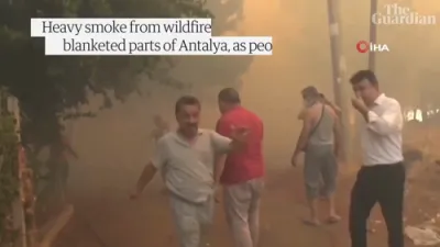 Deadly Wildfires Rage Across Northern Turkey.
