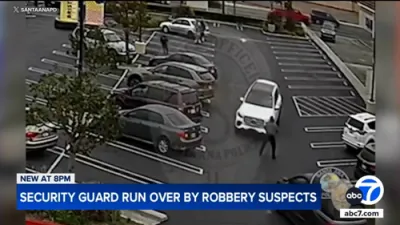 Security Guard Run Over During Violent Santa Ana Robbery. 