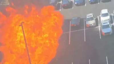 Car Explodes in Arlington Parking Lot, Destroys Nearby Vehicles. 