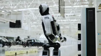 World's First Humanoid Robot with Autonomous Battery Swapping.