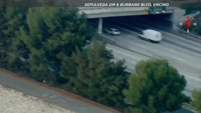 Driver Crashes Into Wall After High-Speed LA Chase. 