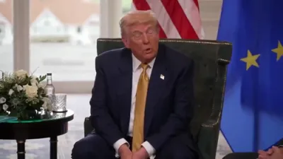 Trump Urges Global Cooperation on Gaza Aid: "It's Not Just a U.S. Problem."