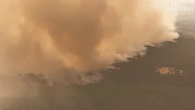 Drone Footage Reveals Devastating Wildfires in Turkey's Bursa Province