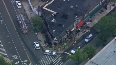 4-Alarm Blaze Destroys 7 Stores in Queens Strip Mall, Injures 6 Firefighters.