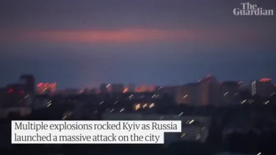 BREAKING: At Least Eight Dead as Explosions Rock Kyiv in Latest Russian Attack. 