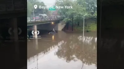 NEW YORK FLASH FLOODS: Drivers Rescued as Queens Expressways Submerged.