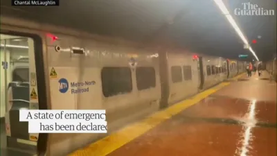 STATE OF EMERGENCY: Torrential Storms Paralyze NYC and New Jersey. 