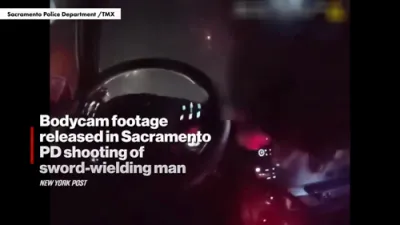 Sacramento Police Release Bodycam Footage of Sword-Wielding Suspect Encounter. 
