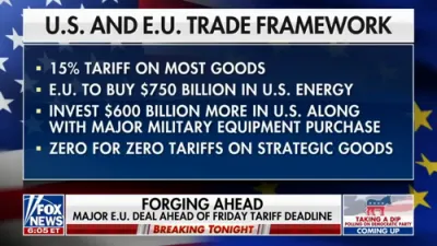 TIRED OF WINNING? More Trump Victories Teased as Commerce Secretary Touts 'Huge' EU Deal. 