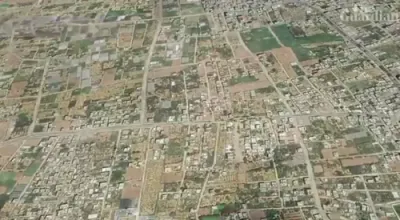 Before and After of Gaza.