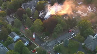Rabbi and Family Flee Raging Synagogue Fire. 