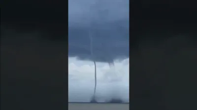 Twin Waterspouts Stun Viewers in Italy. 