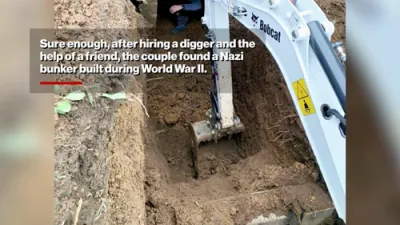 Couple Discovers Nazi Bunker Beneath Home.