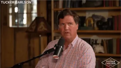 Tucker Carlson SLAMS Far-Right Podcaster For ATTACKING JD Vance.
