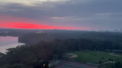 Canadian Wildfire Smoke Chokes Boston Skies. 