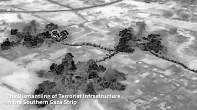 IDF: Hundreds of Terrorist Infrastructure Sites Dismantled in Southern Gaza. 