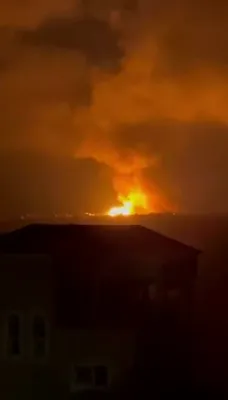 Israeli Air Force Launches Major Airstrikes on Hezbollah Sites in Southern Lebanon.
