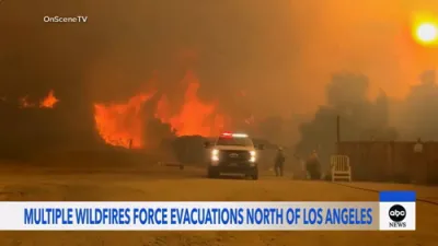 California Canyon Fire Sparks Mass Evacuation.
