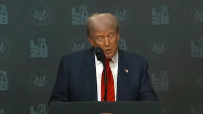 President Trump Signs Executive Order Creating Task Force for 2028 LA Olympics.