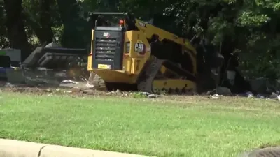 Trump's D.C. Homeless Camp Cleanup.