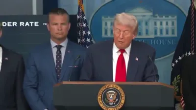 Trump Condemns 'Savage' Crime Wave in Washington.