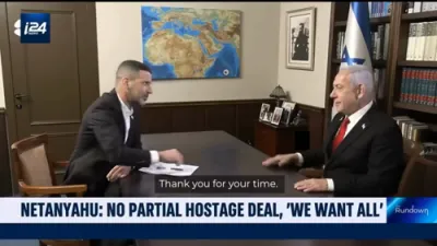 Interview of PM Netanyahu saying Israel Would Strike Iran Alone if Needed.