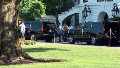 President Trump Heads to His Golf Course. 
