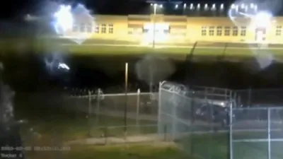 Severe Storm Rips Roof Off Nebraska Prison, Forces Relocation of 387 Inmates.