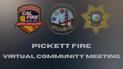 Update on the Firefighters' Battle Against Growing Pickett Fire in Wine Country. 