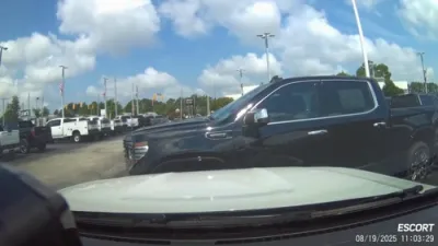 New Angle Through Dashcam Captures Clinic Explosion. 