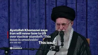 Khamenei Declares U.S.-Iran Standoff 'Unsolvable'.