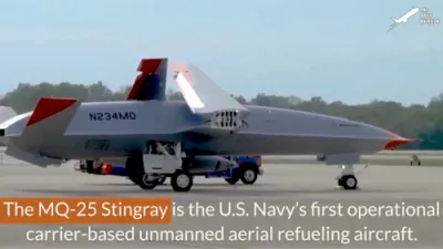 U.S. Navy Launches First-Ever Refueling Drone at Sea.