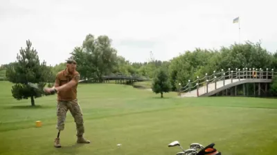 Ukrainian Soldier's Gift: Trump Presented With Engraved Golf Putter.