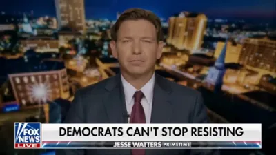 DeSantis Rips Newsom for Taking Shots at Trump.