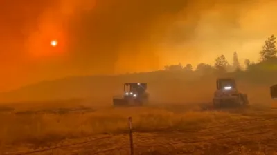 Bulldozers Battle Fierce Pickett Fire in Napa.