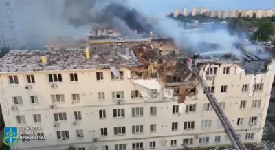 Russian Drone Strike Again in Ukrainian Home.