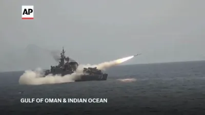 Iran Stages First War Drill After Israel Clash.
