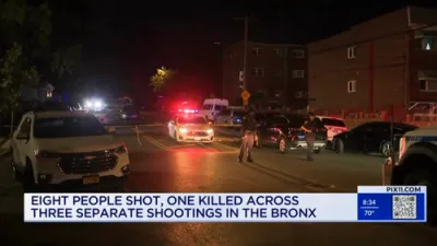 Bronx Shootings Leave 1 Dead, 7 Injured.
