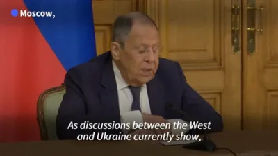 Lavrov Warns Europe: Troops in Ukraine 'Unacceptable.'