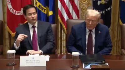 Secretary Marco Rubio Jokes About 4 Jobs During Cabinet Meeting. 🤣