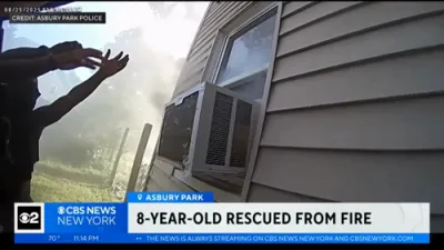 Heroic Firefighters Save Child From N.J. Blaze.