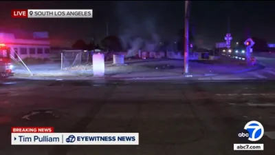 Gas Trucks Explode in South LA Fire.