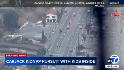 WILD Carjacking Chase Ends in Malibu Crash. 