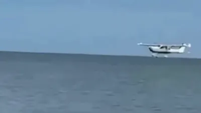 Pilot Survives Ocean Crash Thanks to Air Pocket.